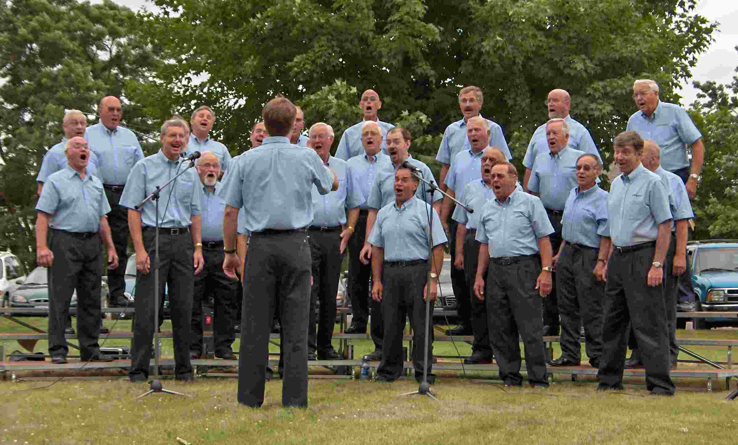 Indianhead Chorus in the Park at Luck, WI